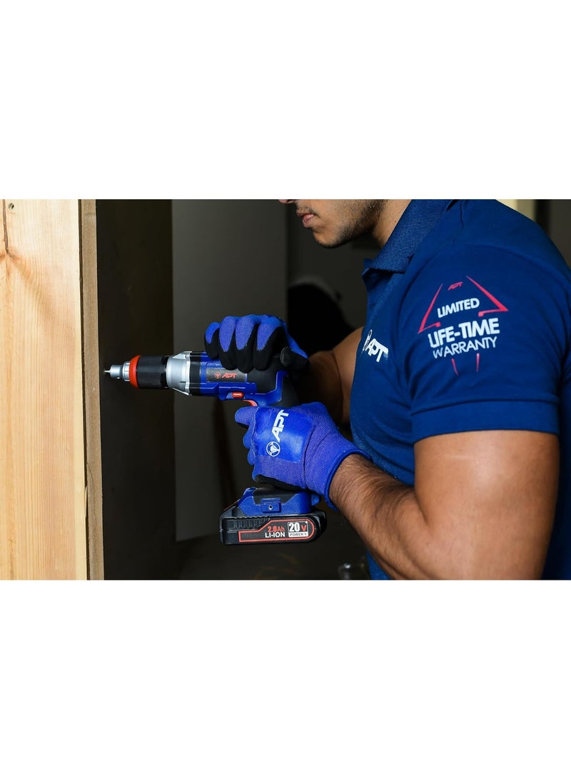 APT DW0700122 Cordless Electric Screwdriver 1/4" 20V 5Nm Torque - Image 3